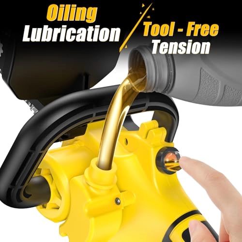 2-IN-1 Cordless Pole Saw & Chainsaw - 900 Watts