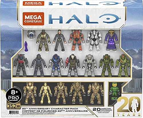 MEGA HALO Action Figures - 20th Anniversary 20 Poseable Collectable Characters