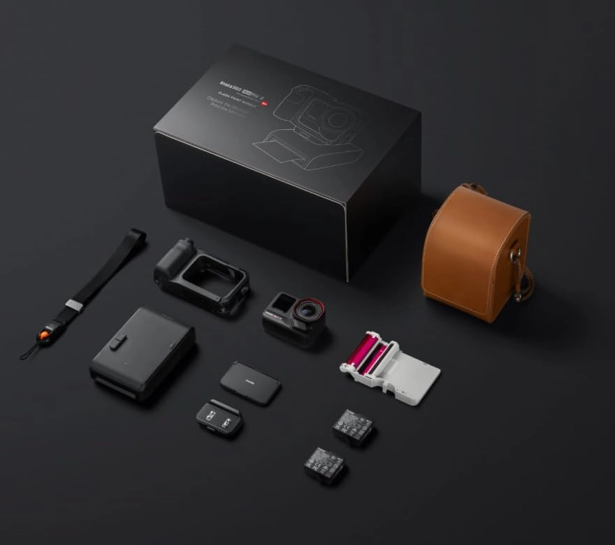 Ace Pro 2 - 8K Arctic White + Wind Guard + Battery + Standar Mount + Utility Frame + Cold Shoe Shutter Button