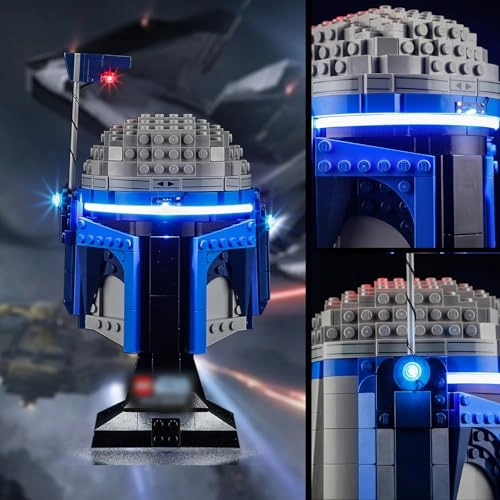 Led Light for LEGO 75408 Jango Fett Helmet - Plastic 5V