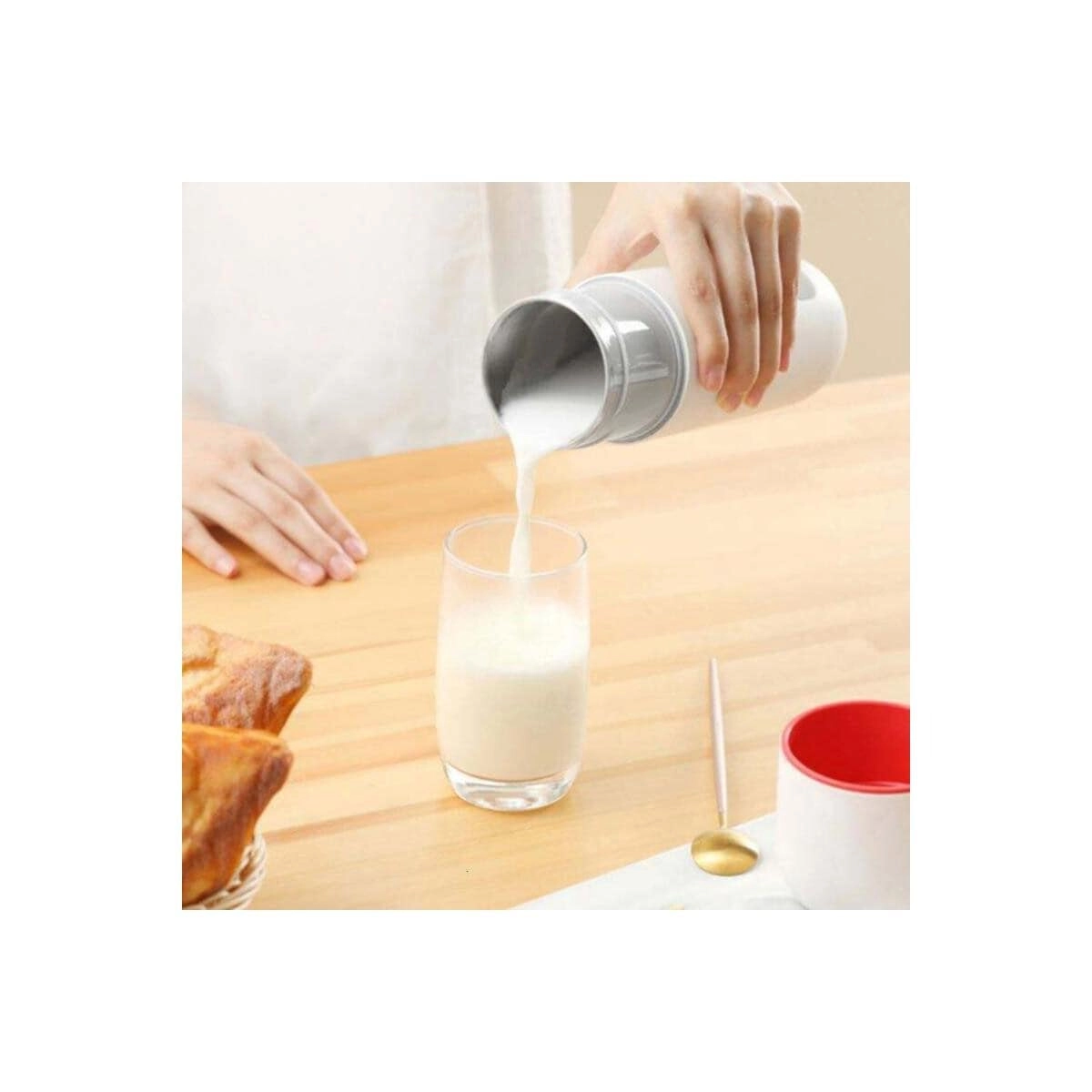 Smart Digital Thermos Flask - LED Display White