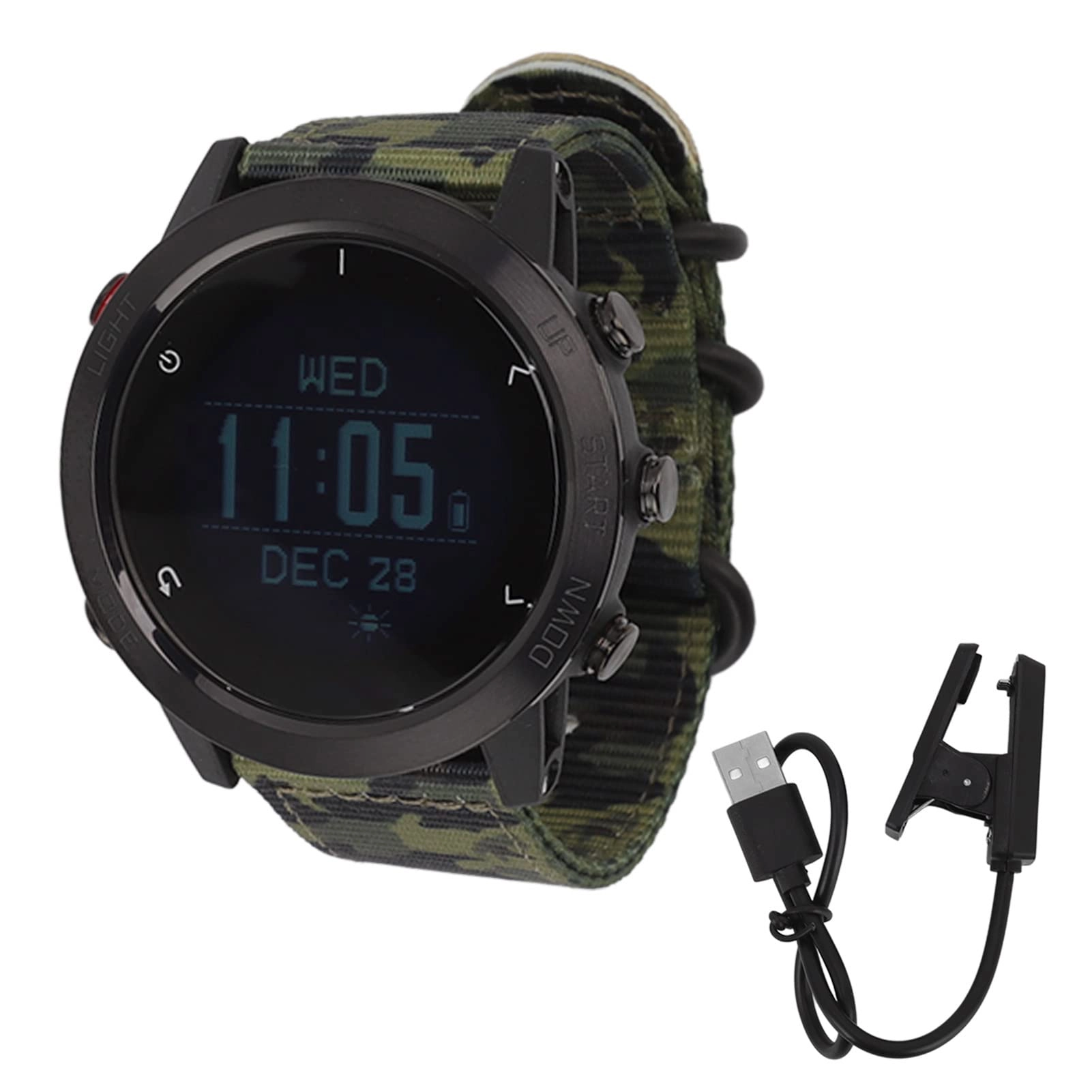 Bonbela Smart Watch stainless steel, silicone GPS