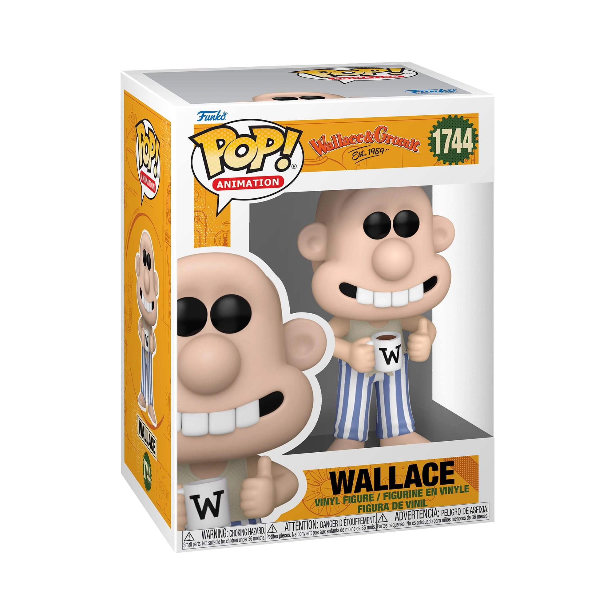 FUNKO Wallace in Pajamas - Wallace and Gromit (9.5 cm) (B0CYCGPCWW)