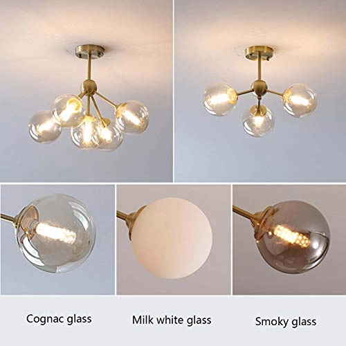 Molecular Crystal Chandelier - Copper 15 heads