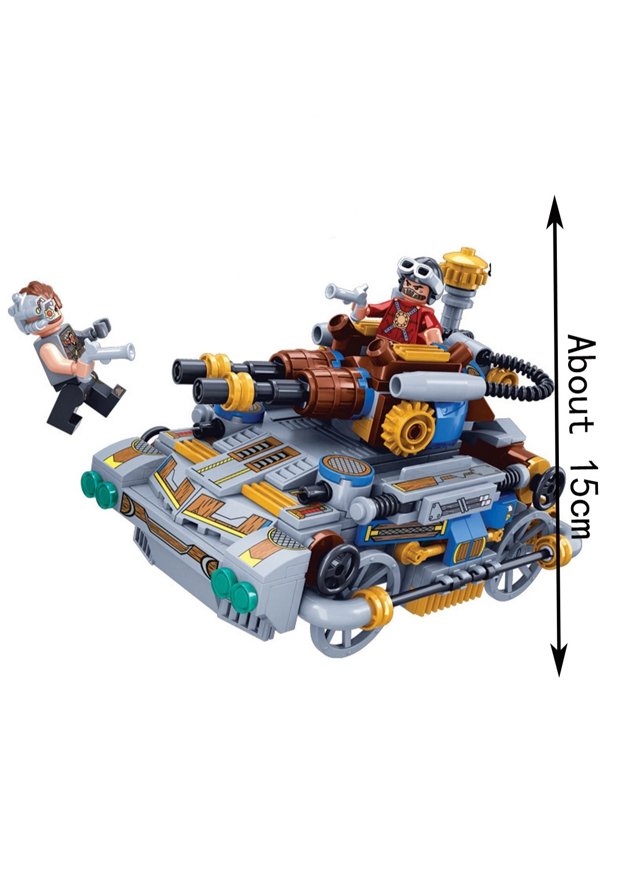 Steam Straight Car Model - 314 pcs