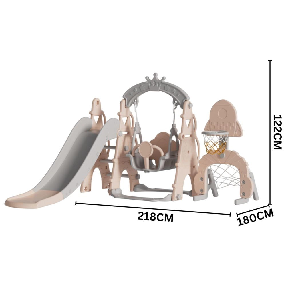 Slide And Swing 3-In-1 Activity Playset - Suitable for 2 years & above 160 x 115 x 160 cm