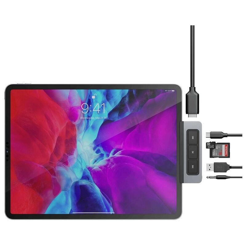 Hyperdrive Media USB-C Hub - 4K 60Hz HDMI 60W PD