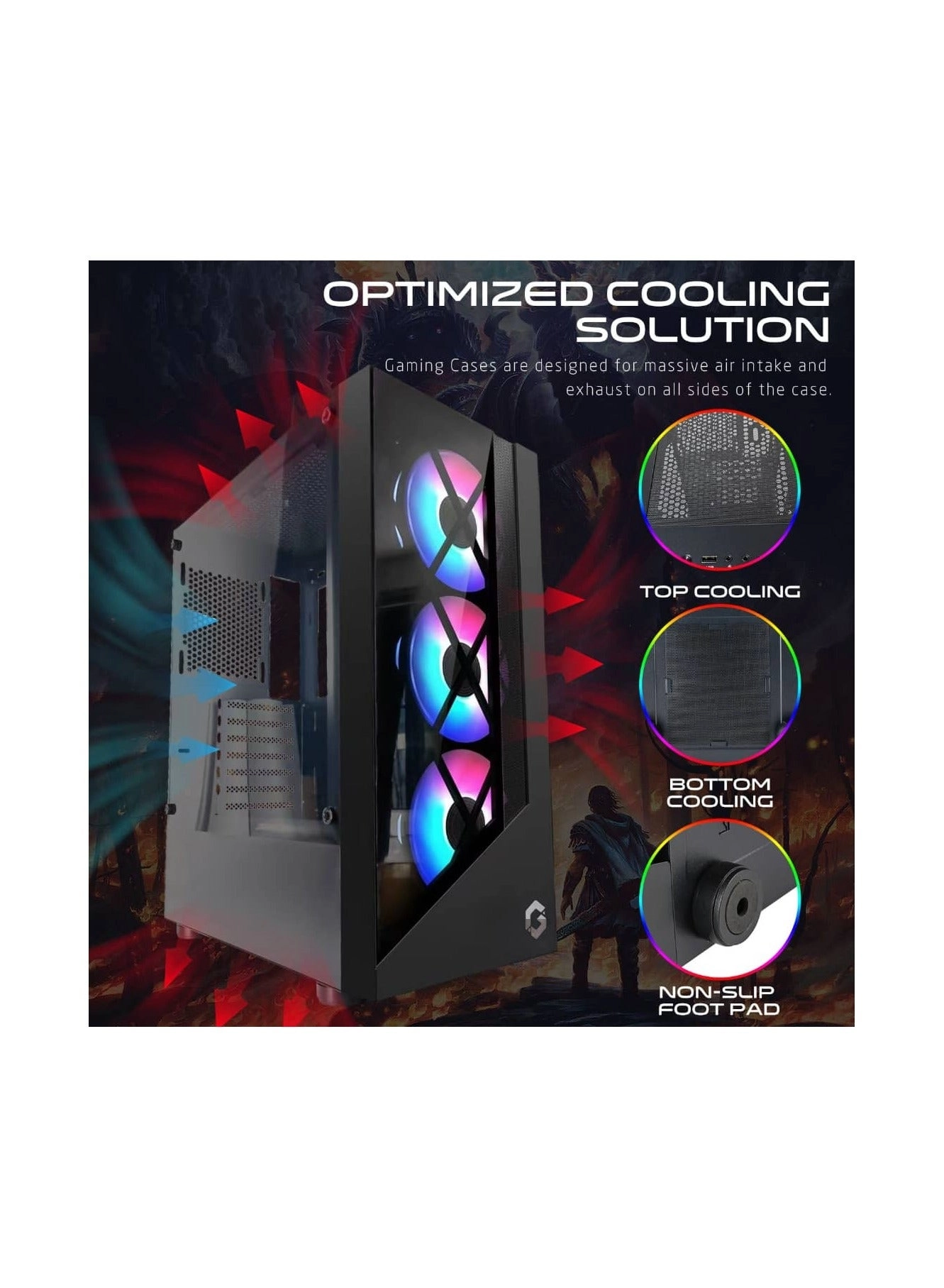 TRIDENT II - Tempered Glass Mid Tower