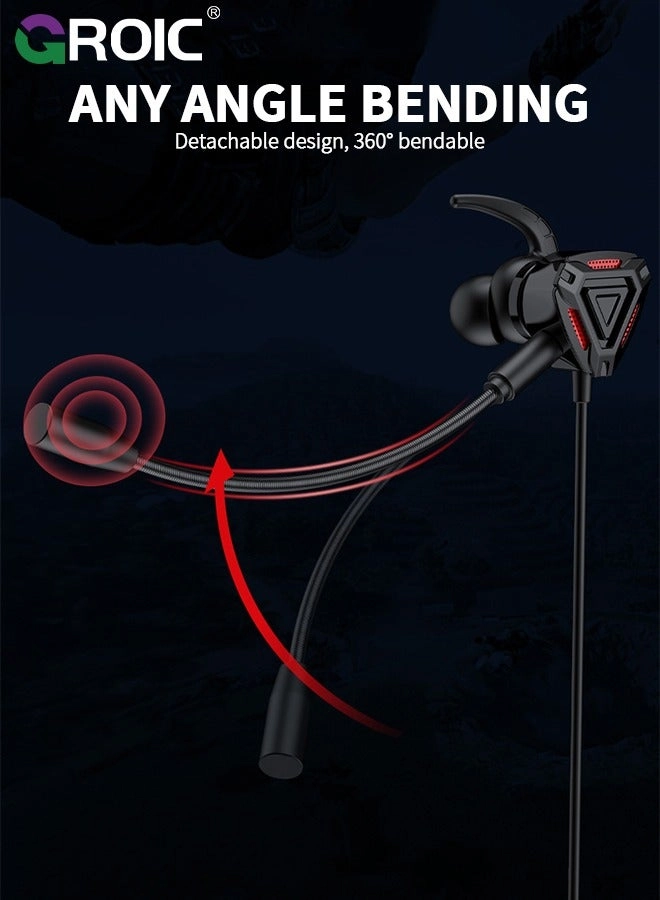 Gaming Headset - Hands-Free Dual Microphones