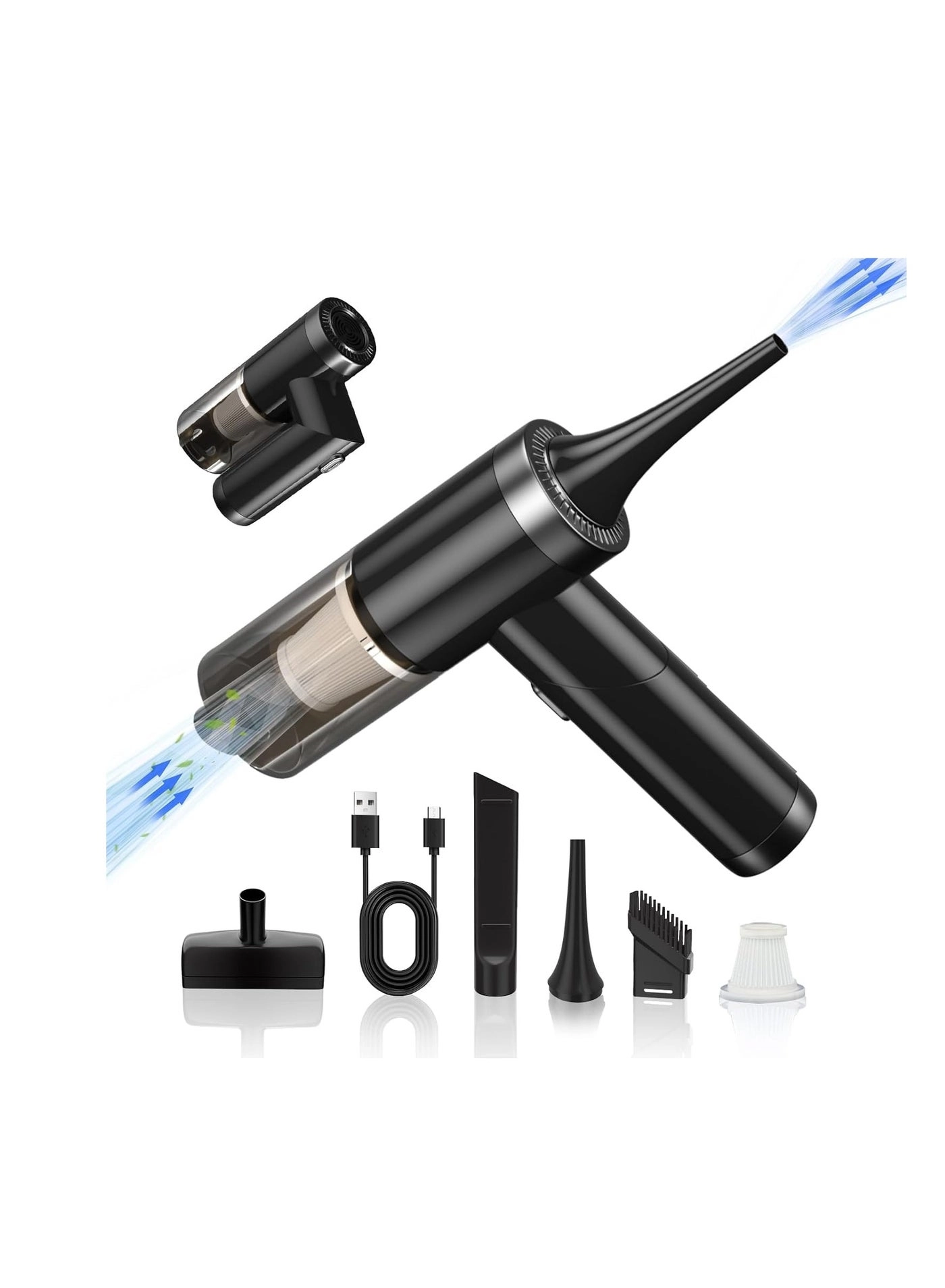 Handheld Car Vacuum Cleaner - 4000mAh