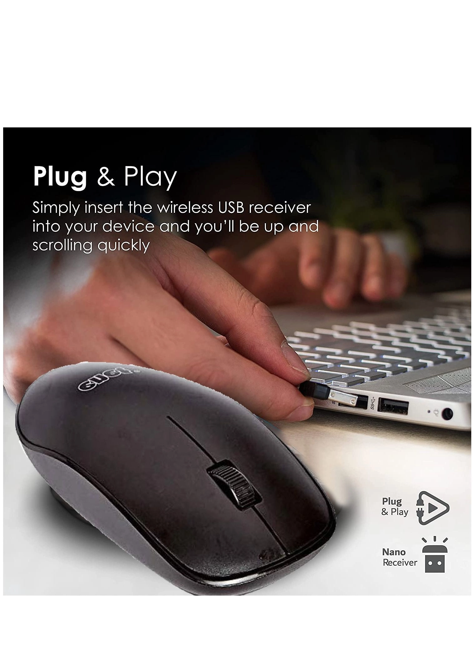 Optical Mouse - Wireless