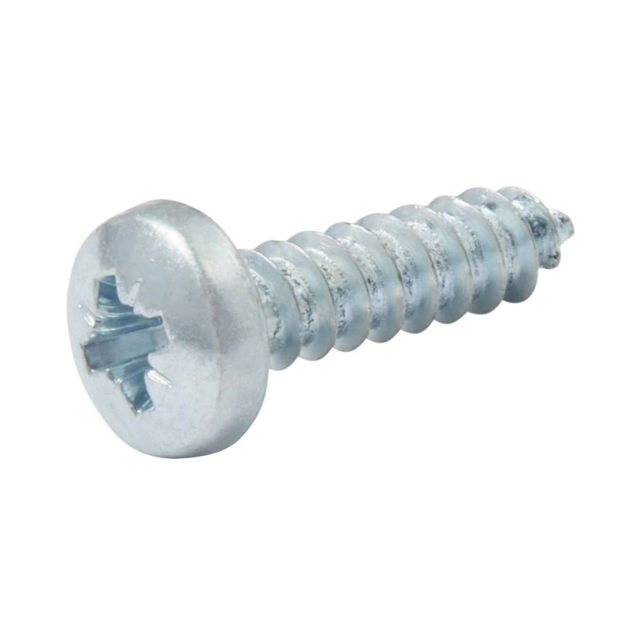 Zinc-Plated Carbon Steel Self Tapping Screw Pack 4.8mm 19mm