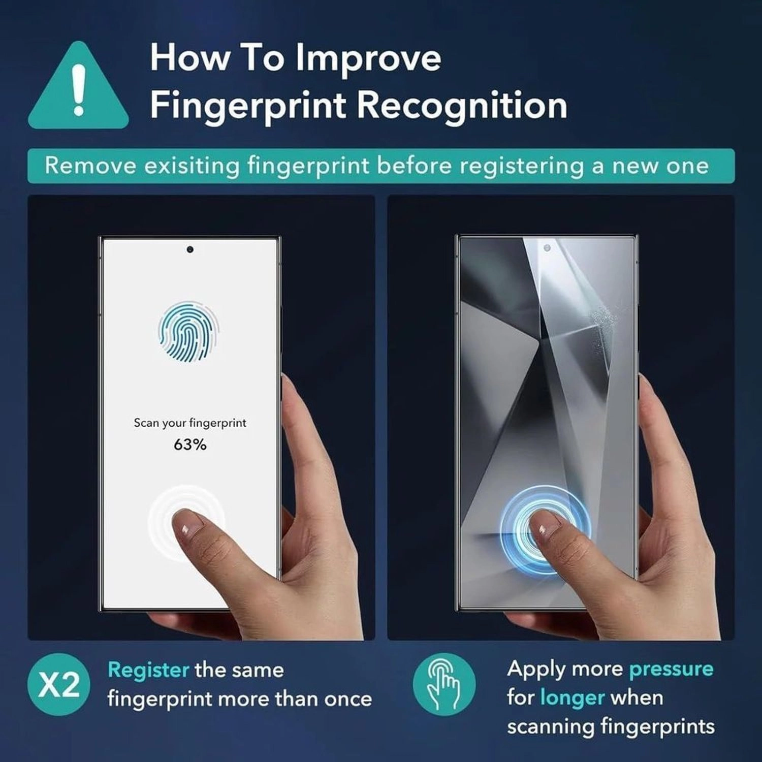 Clear Screen Protector for Samsung Galaxy S25 Ultra