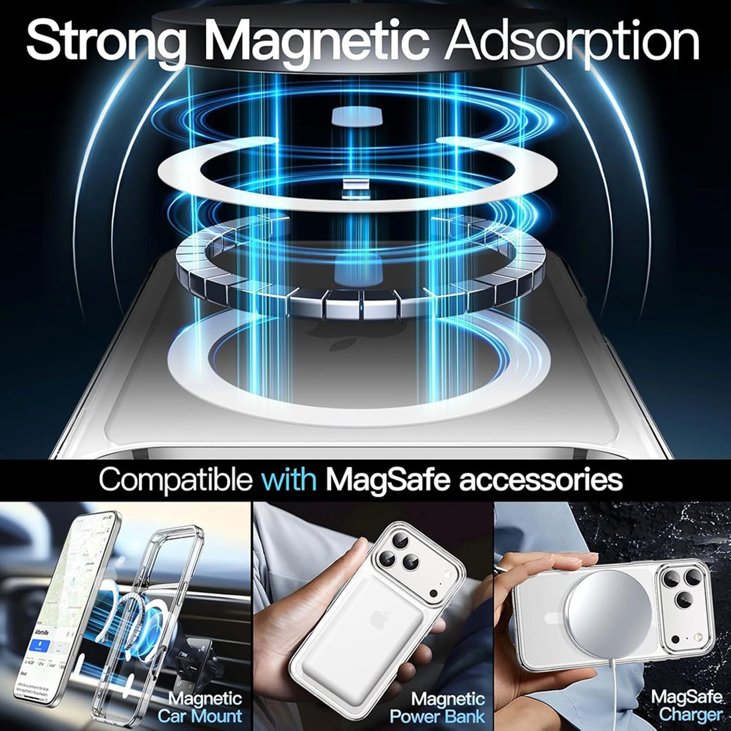 Clear MagSafe Case for iPhone 17 Pro