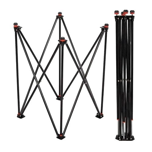 Carrom Board Stand - Heavy-Duty Iron Adjustable Height Foldable