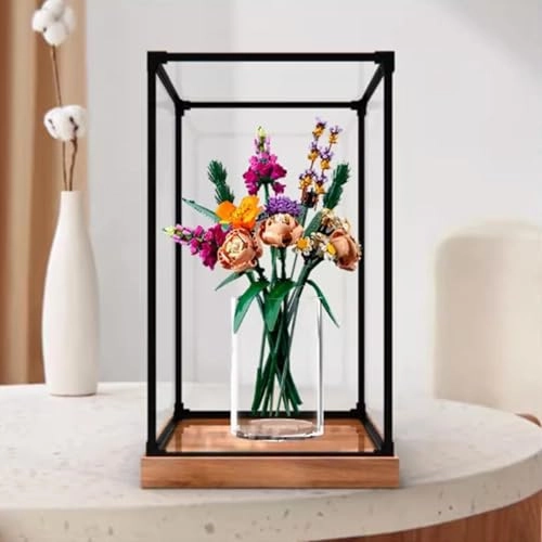 Acrylic Display case - for Lego 10280 woodgrain base