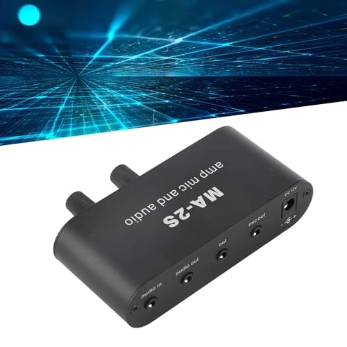 Dynamic Microphone Preamplifier USB+3.5mm-Mini-Jack Microphone