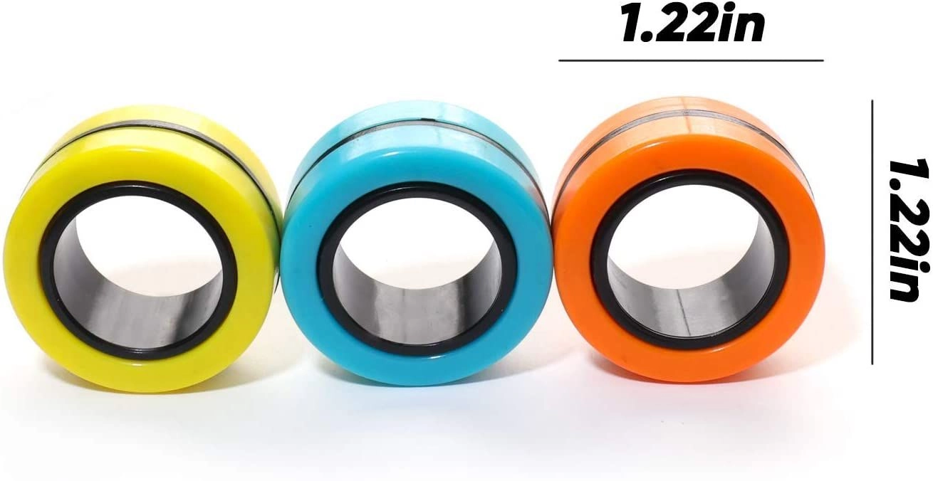 Sensory Toy Magnetic Rings - Suitable for 3 years and above 3pcs