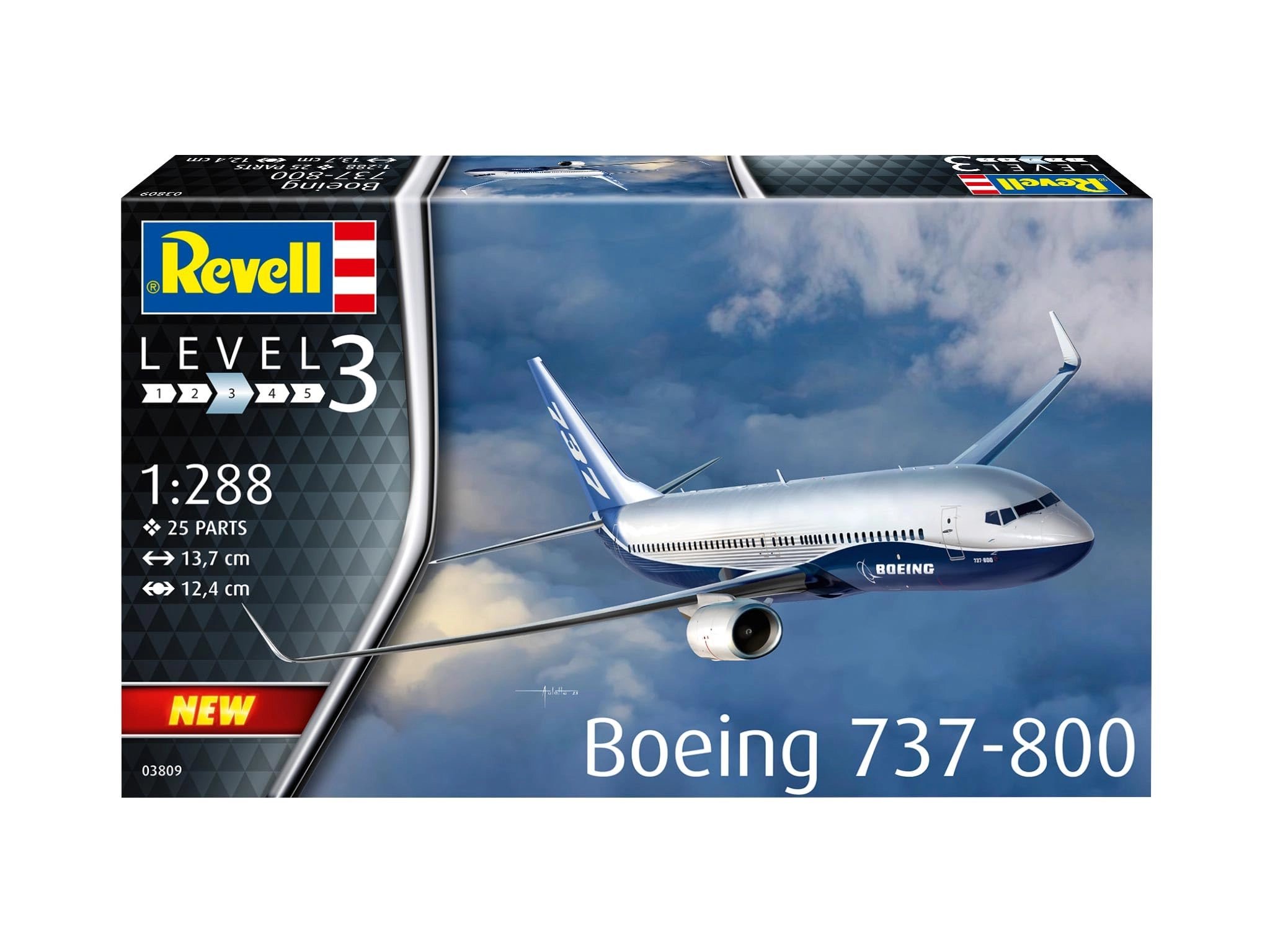 Boeing 737-800 Model Kit - 1:288