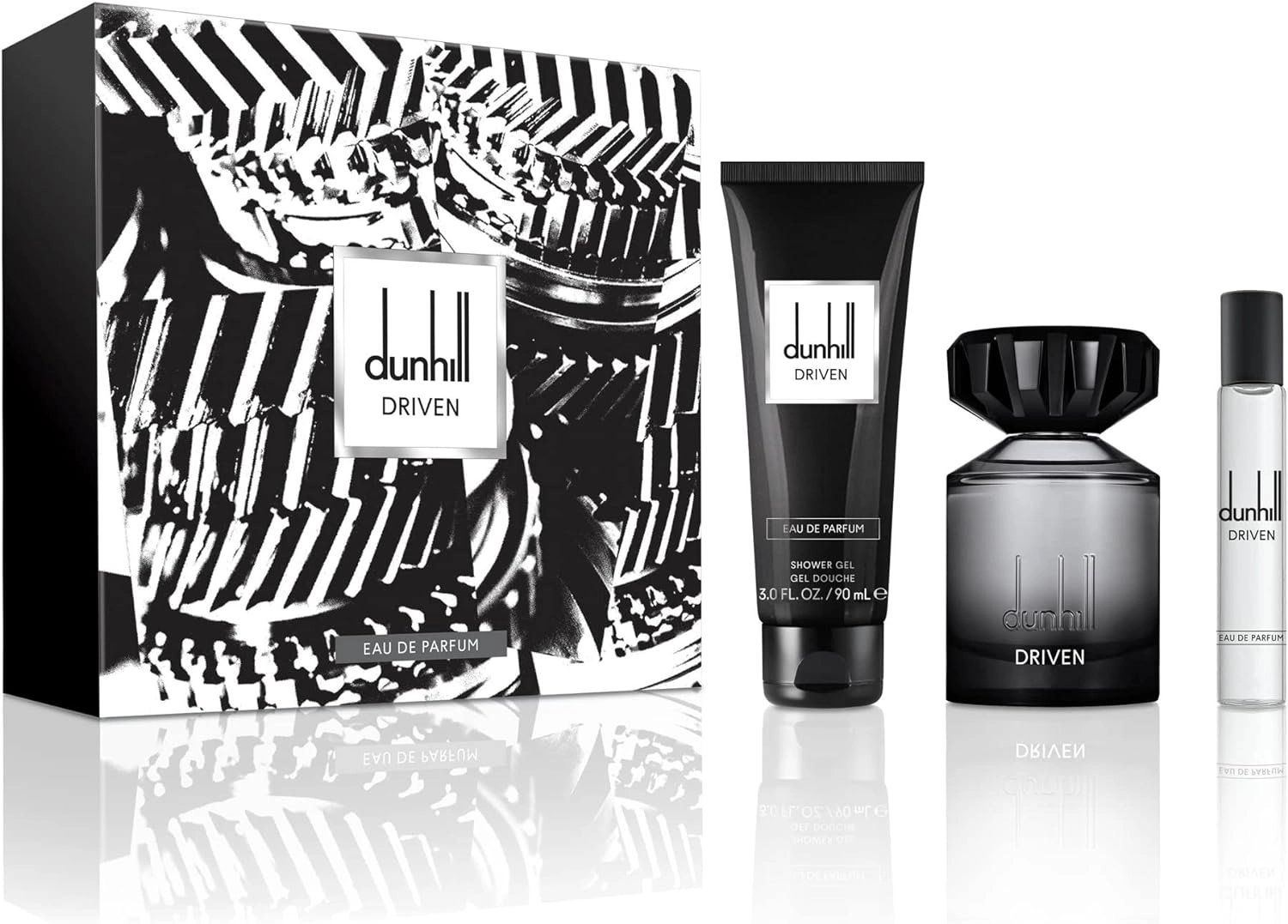 Dunhill Driven Black - Eau de Parfum 3 Pieces Gift Set
