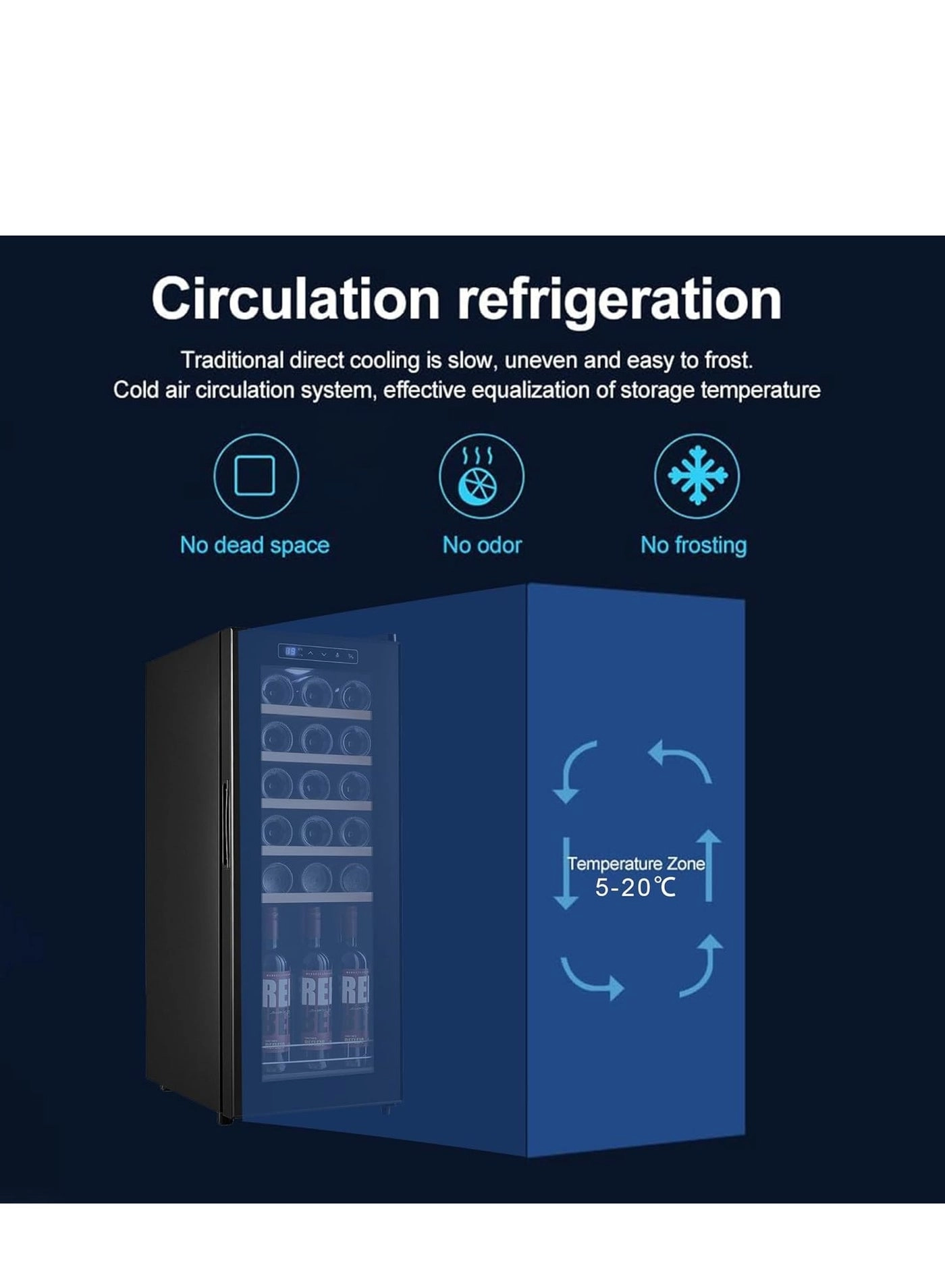 Cooler Refrigerator - 46 bottles