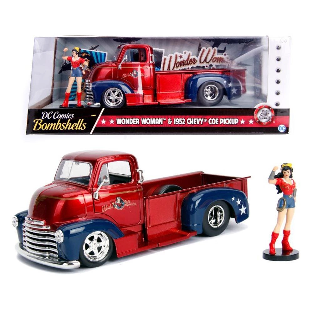 DC Bombshells 1952 Chevy COE Pickup - 1:24