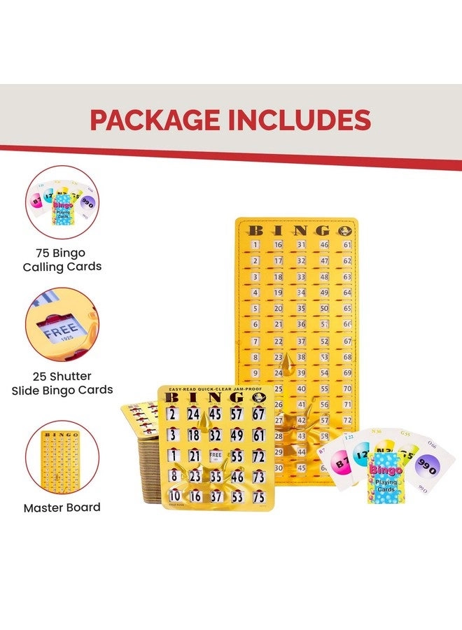 Bingo Cards - Jam-Proof Large Print 25 Pack
