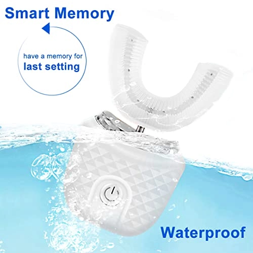 Ultrasonic Electric Toothbrush - U Shaped Wireless Charging