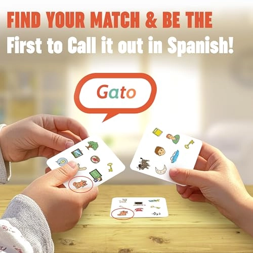 Spanish Memory Game - 4 years and up