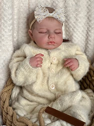 Loulou Reborn Baby Doll - 19 inches Blue Eyes