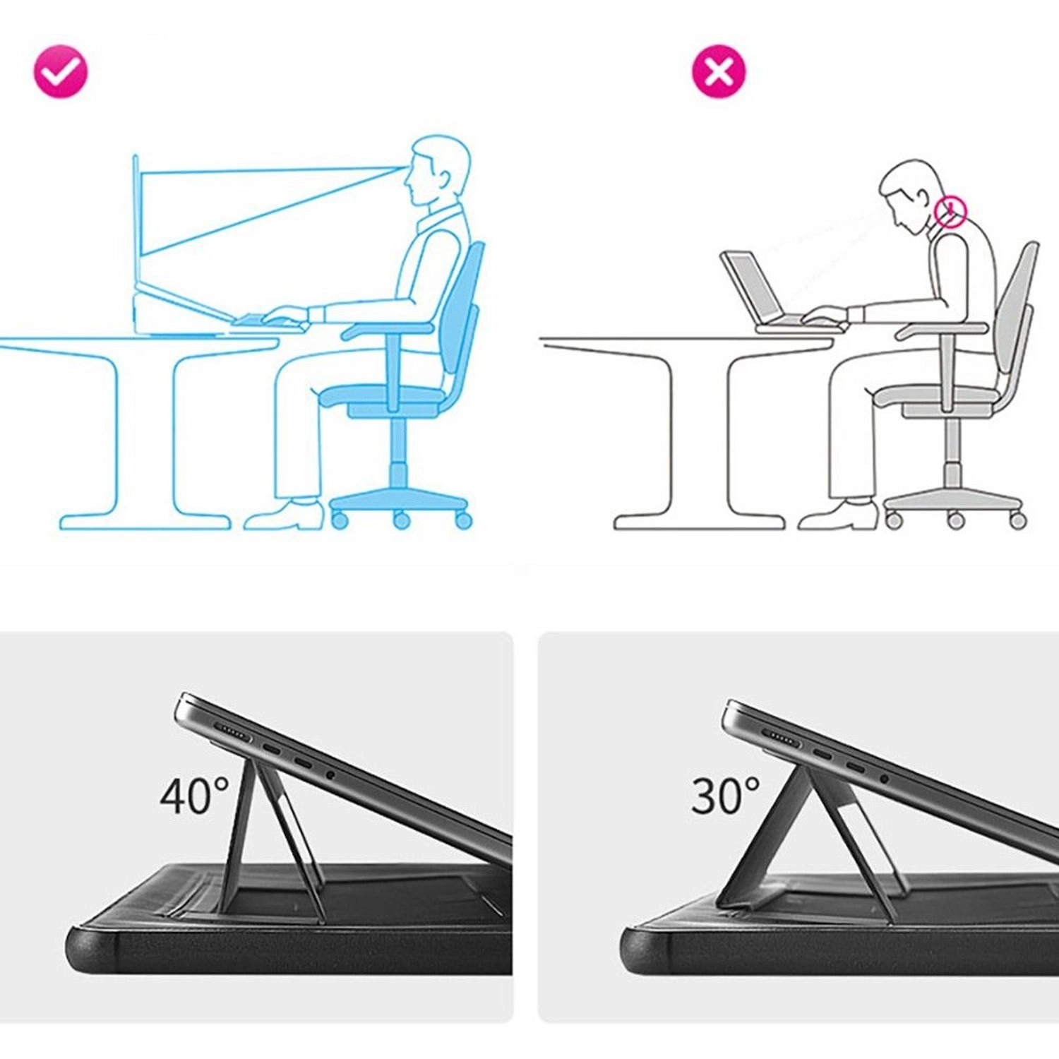 Defender Stand Case for 14.2-Inch Laptop