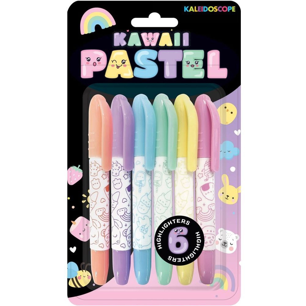 HINKLER BOOK DISTRIBUTORS UK Kaleidoscope 6 Kawaii Pastel Markers