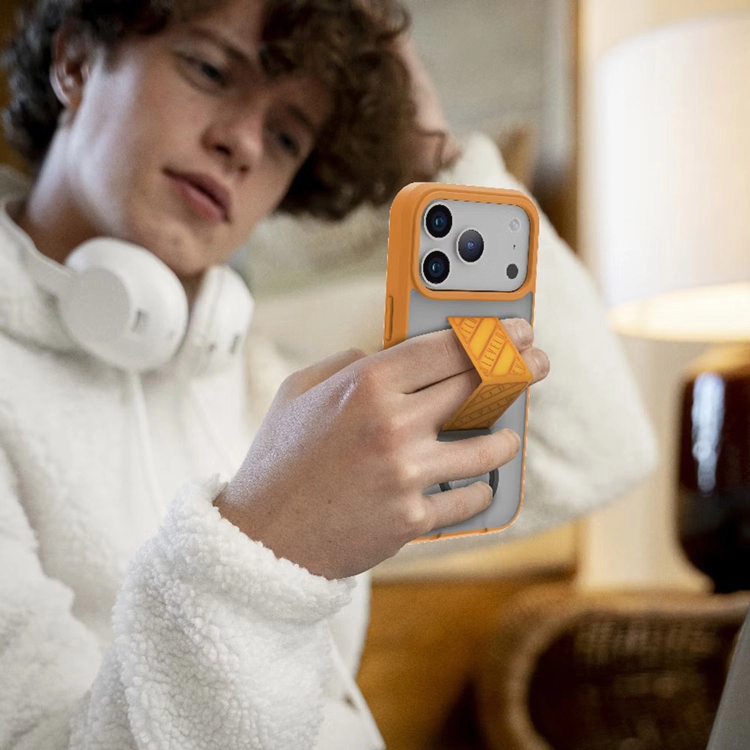 Morphix Cuero Gripstand Case for iPhone 17 Pro