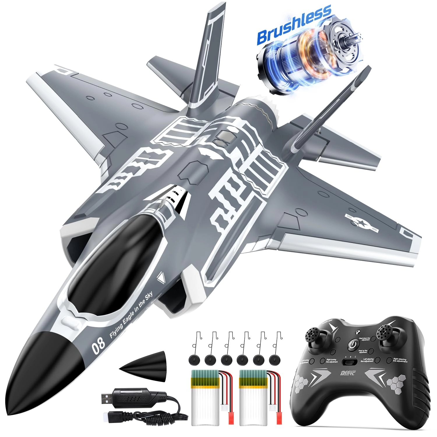 DEERC F35 - 4 Channel Brushless 2.4GHz