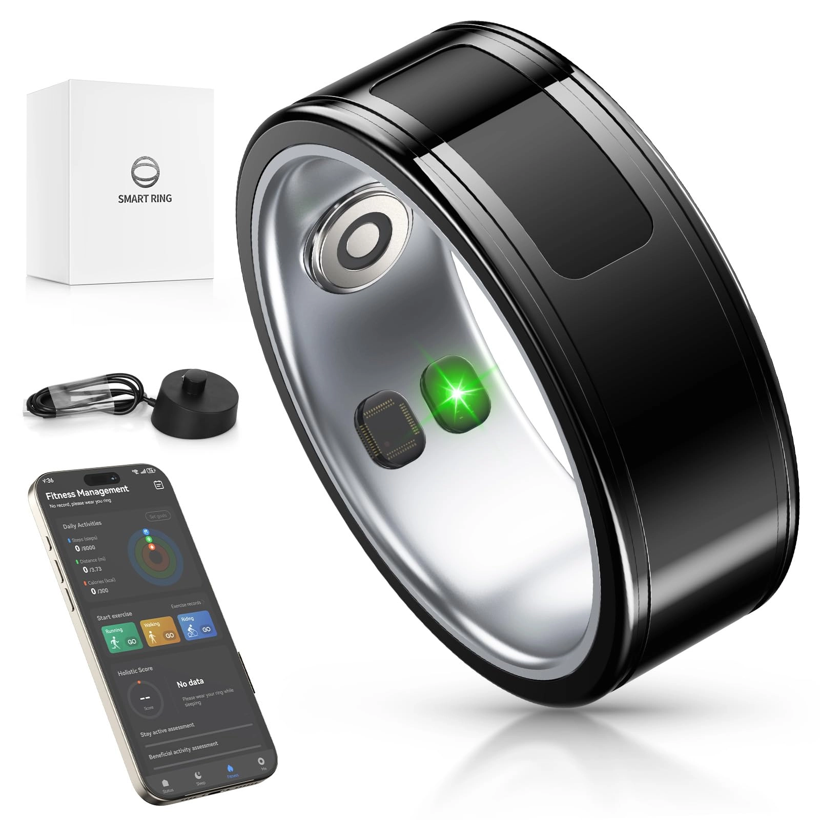 Betunich Smart Ring - 8#