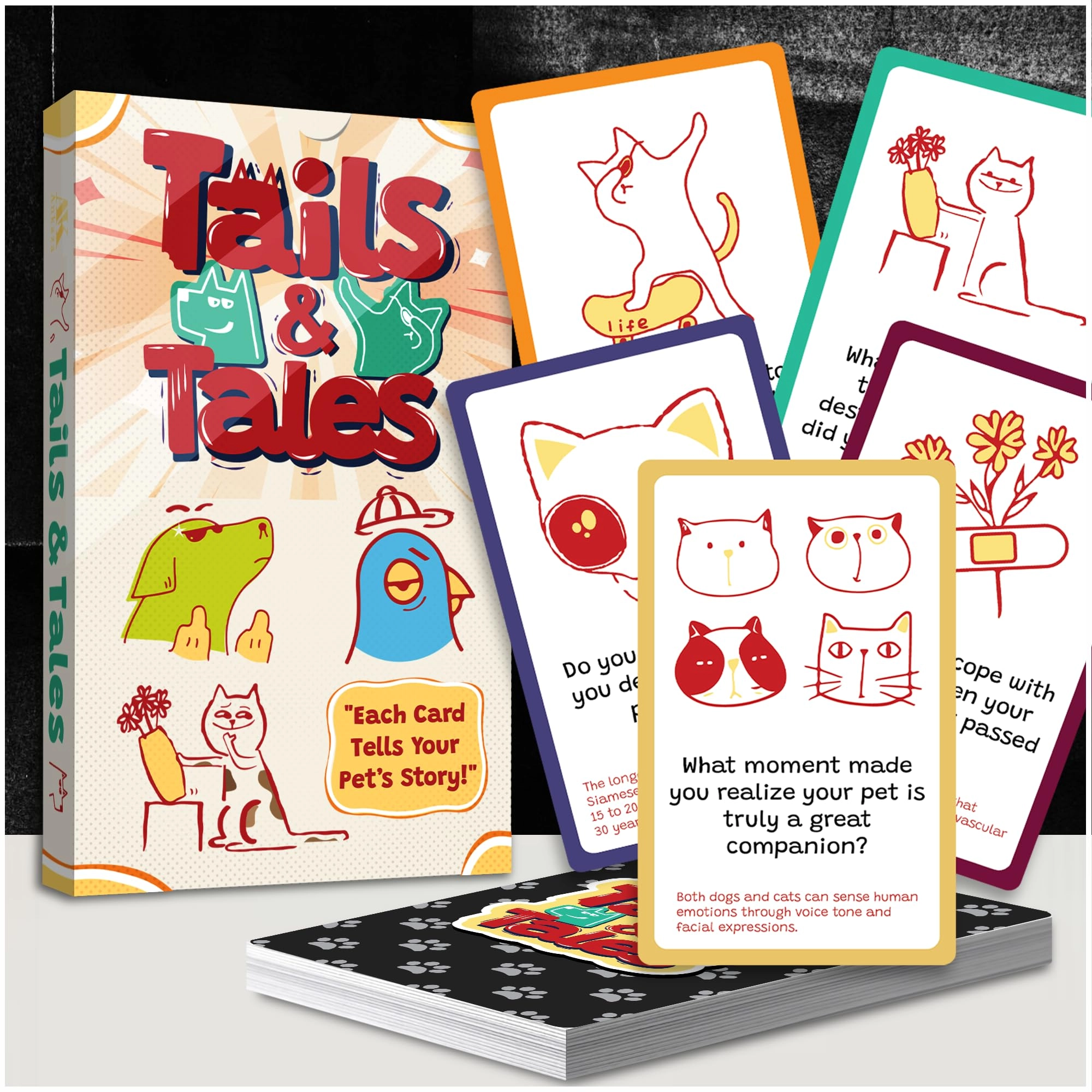 ANKAZA Tails & Tales - Conversation Cards 32 Hint Cards