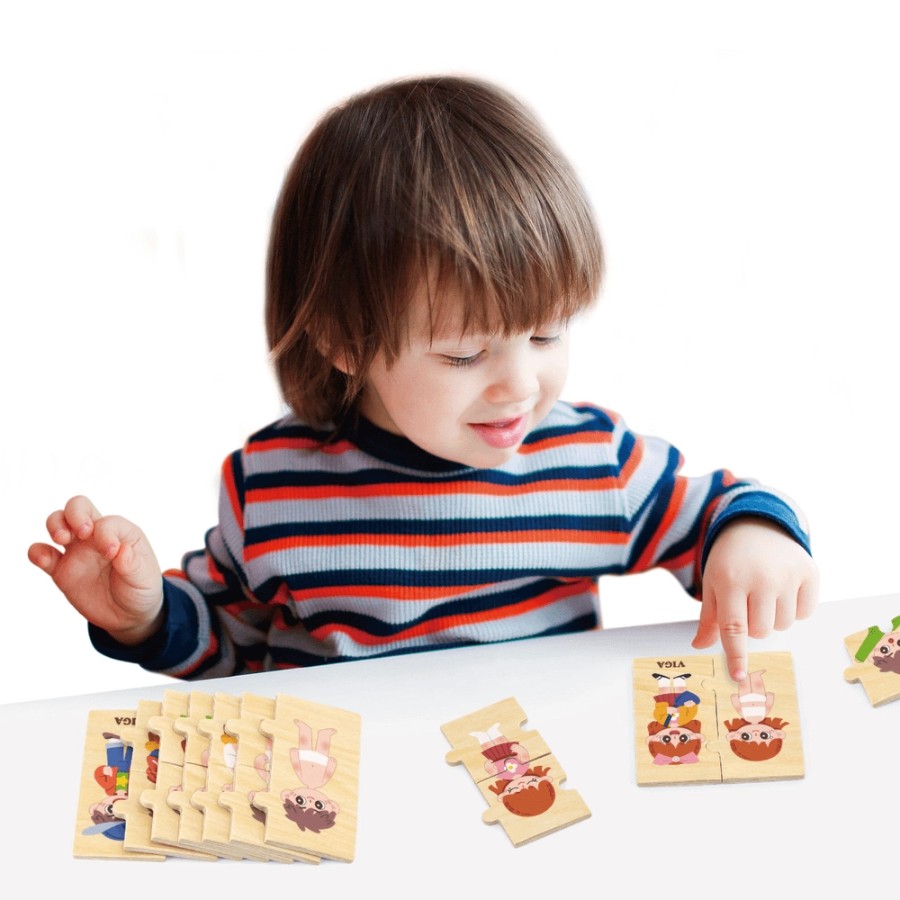 Getting Dressed Sequence Wooden Puzzle (SW-44649) - 28 pcs