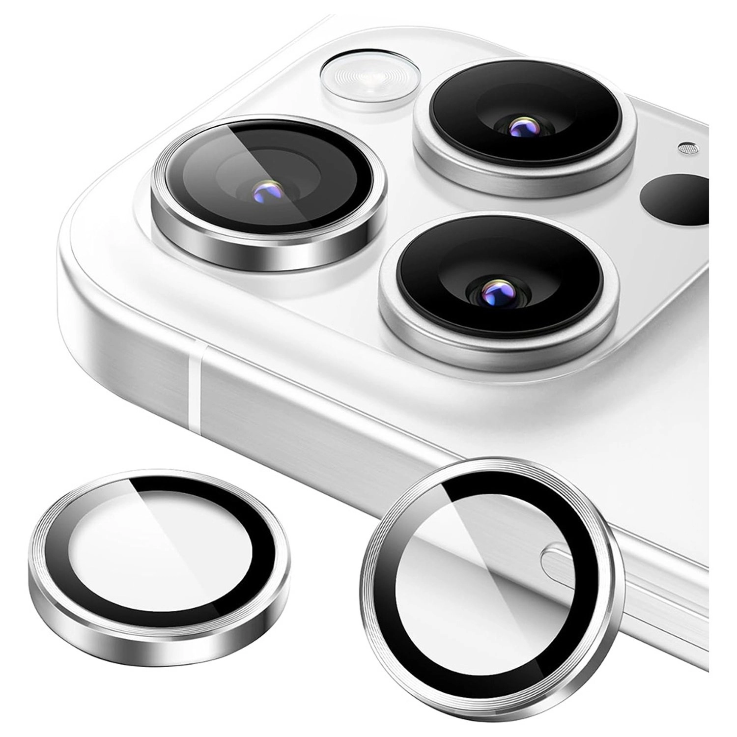 Fitit HD Tempered Glass Camera Lens Protector for iPhone 16 Pro / iPhone 16 Pro Max