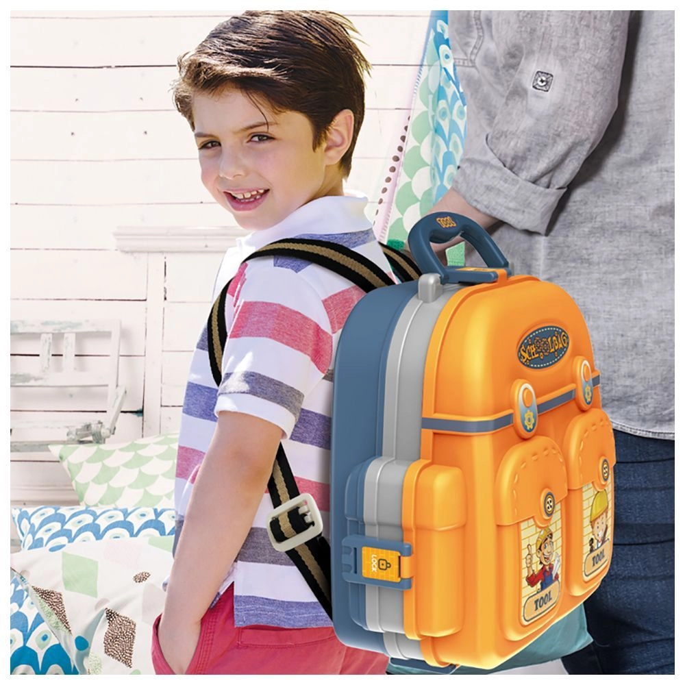 ROLE PLAY MECHANIC/TOOLS STATION TOY SET SCHOOL BAG - 23 pcs (SAB-LS_RPSB_TSYE)