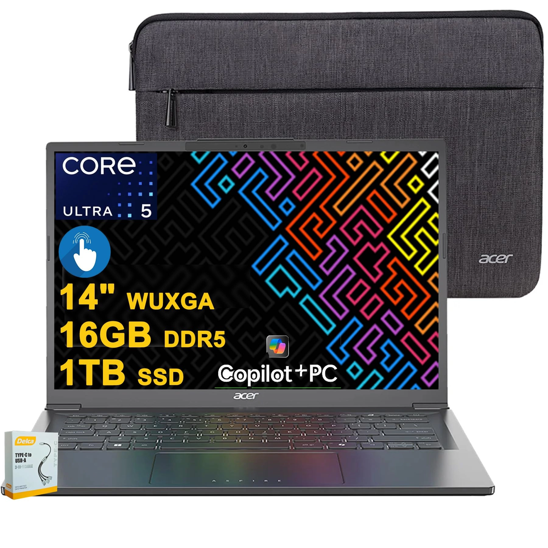 Aspire 14 AI - 14'' 1TB 16GB Intel Octa-core Ultra 5 226V