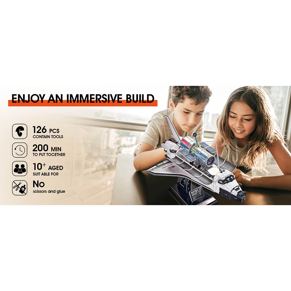 Nasa Discovery 3D Puzzle (ALGT-DS1057H) - 126 pcs