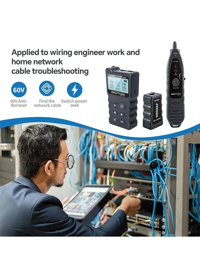 Network Cable Tester - RJ45 Measure Length
