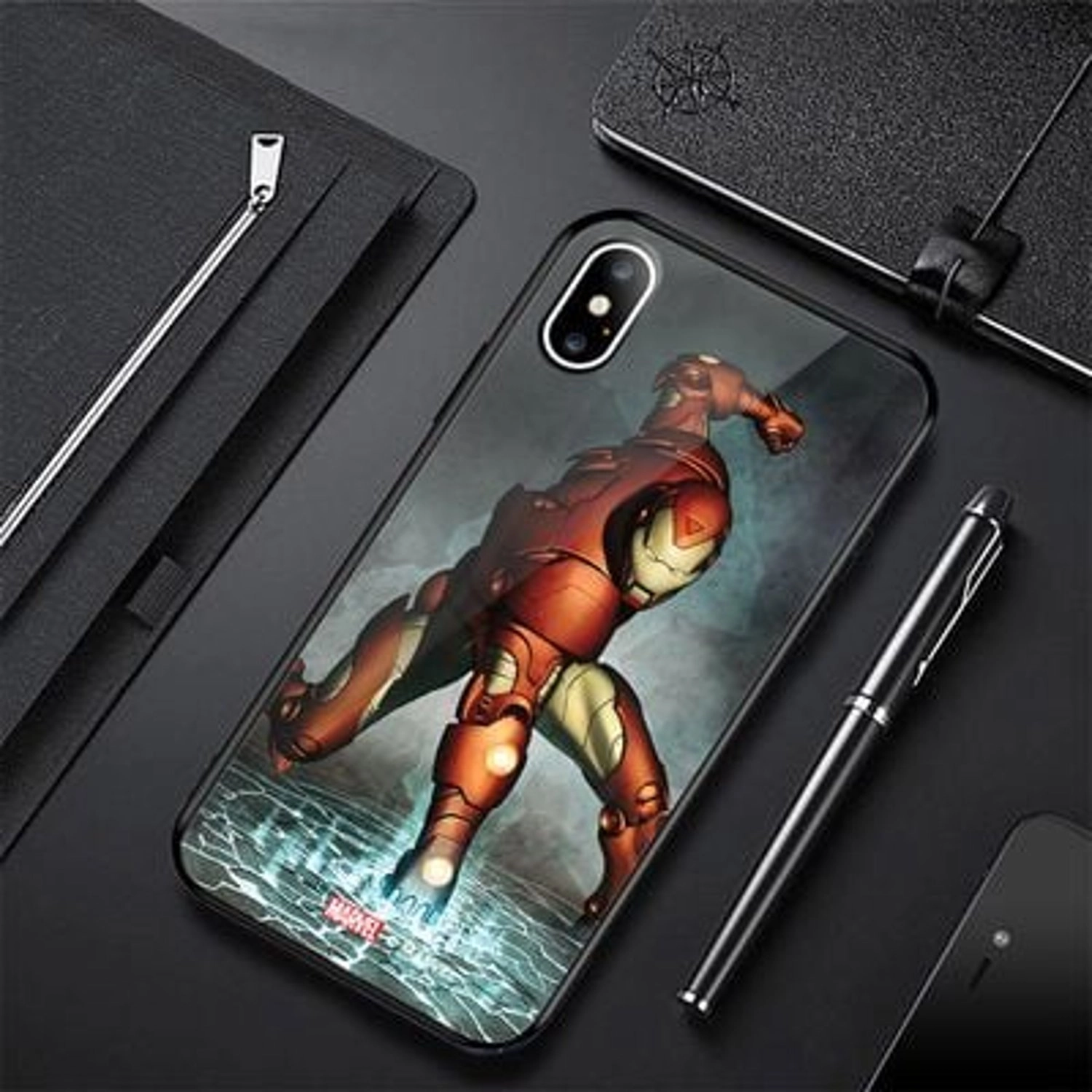 Iron Man Superhero Landing Back Case for iPhone XS MAX