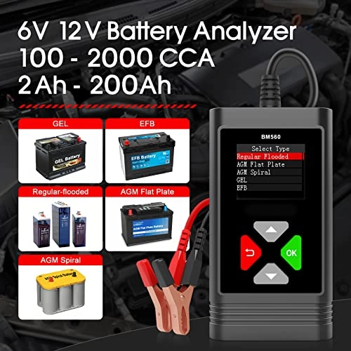 Car Battery Tester - 12 Volts