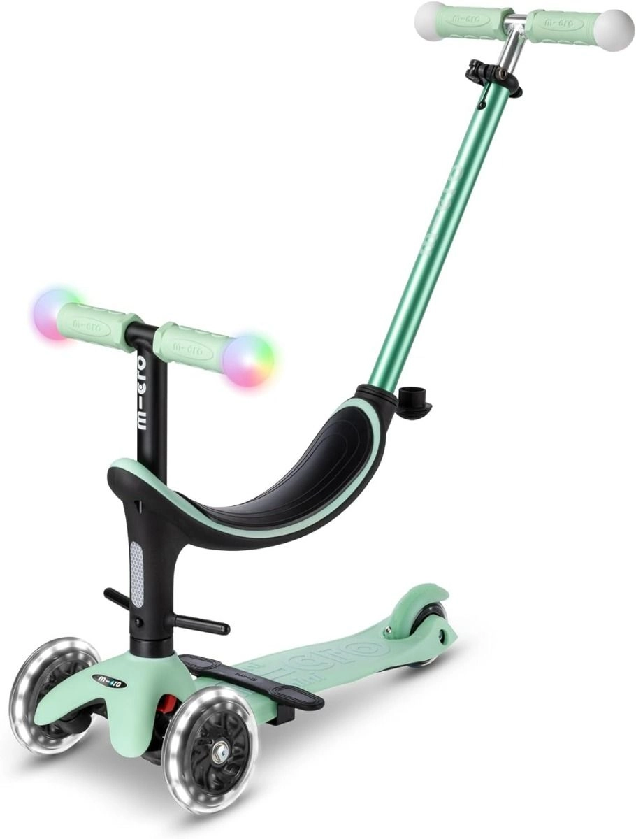Mini 2Grow Deluxe Magic 3-Wheel Kick Scooter – 120/85mm LED