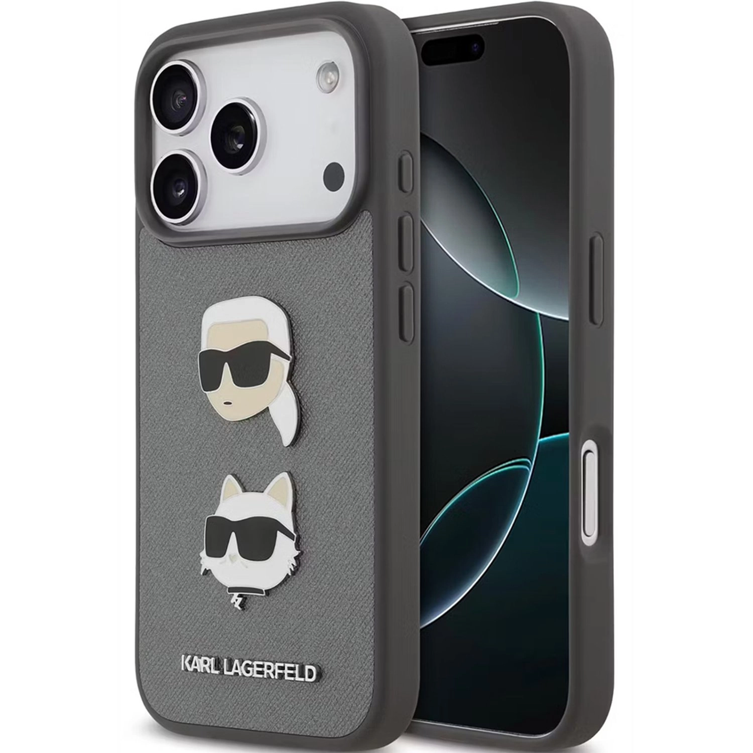 Leather Case Saffiano Leather Black for iPhone 17 Pro Max