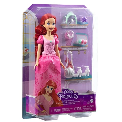 Ariel Getting Ready Set - Pink 9 Accessories Ages 0+