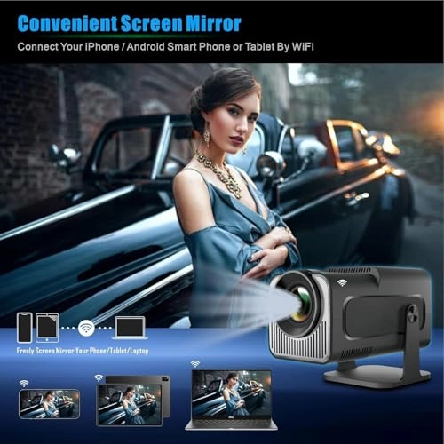 Elevate Smart Projector Hy320 Mini 200 ANSI lumens