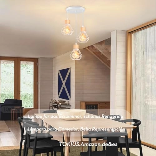 Pendant Lamp - 3-Bulb E27 16 cm