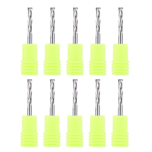HOZLY Carbide Compression Router Bit - 1/8 inch 1/8 inch Pack of 10